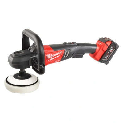 Imagen de Milwaukee 4933451550 M18fap 180 502x pulidora m18 fuel sin escobillas, plato de mm, 2x m18b5