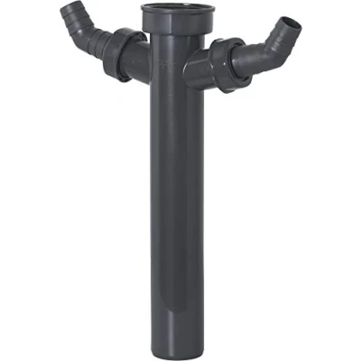 Imagen de Cornat Tubo de Ajuste 1 1/2&quot; x 40 mm (414) / 2 Conexiones máquina/instalación Sanitaria/Reciclado/protección del Medio Ambiente T356204R, Gris, Klein