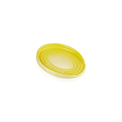 Imagen de Le Creuset Reposa cucharas oval de cerámica gres, 15 cm, Soleil, 71507154030099