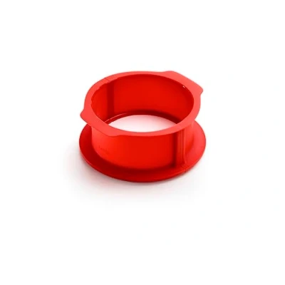 Imagen de Lékué Molde Desmontable Redondo para Tarta Charlotte Duo, Rojo, 18 cm