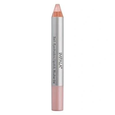 Imagen de Impala Lápiz Jumbo 3 en 1 Color 04 Rosa Sombra de Ojos, Labial y Colorete Textura Suave Larga Duración Colores Intensos