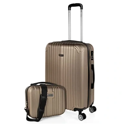 Imagen de Itaca Sevron SET Juego de maletas, Talla: One Size, Champagne