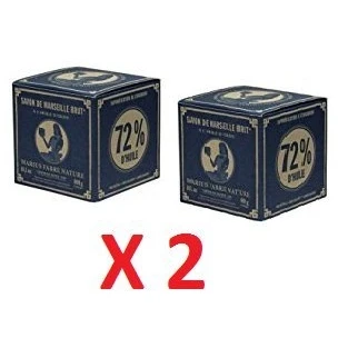 Imagen de Marius Fabre Jabón de Marsella con aceite oliva estilo vintage Lote 2 cubos 400 gr