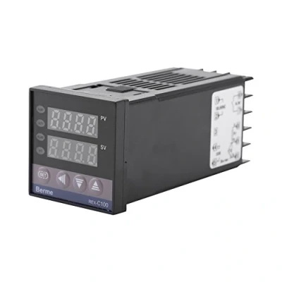 Imagen de Termostato Digital REX C100 Controlador de Temperatura LED Inteligente con Tecnología Ajuste Automático PID AC110V 240V 0 ℃ 1300