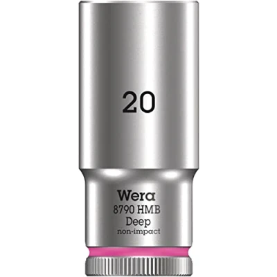 Imagen de WERA 05004542001 8790 HMB Deep 20,0 Llave de vaso larga con arrastre 3/8&quot;