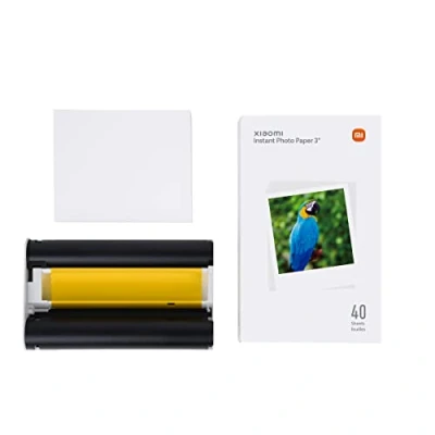 Imagen de Xiaomi Instant Photo Paper 3&quot; Papel Fotográfico para Impresora 1S 40 Unidades, blanco (Versión ES + 3 años de garantía)