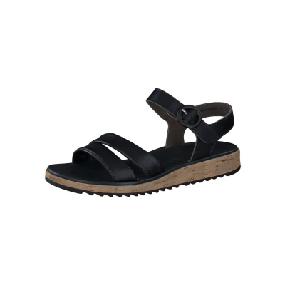 Imagen de Paul Green Sandalias de senderismo, Mujer, Talla: 39, Softnappa black Zapatos