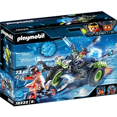 Imagen de PLAYMOBIL Top Agents 70232 Arctic Rebels Triciclo de Hielo, A Partir 6 años