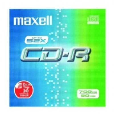 Imagen de Maxell Cd r 80xl 52x 100 Pack