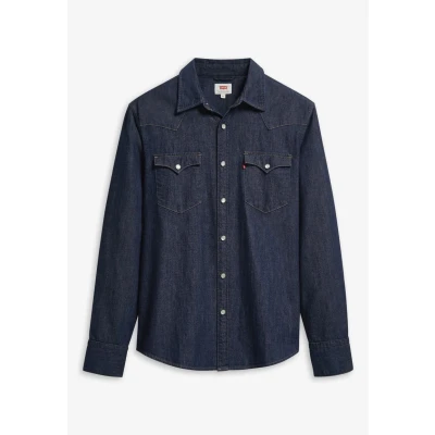 Imagen de Levi&#039;s Barstow Western Standard Camisa, Hombre, Talla: Large, Red cast rinse marbled