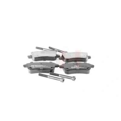 Imagen de GH 413953 Juego de pastillas freno no preparado para indicador desgaste con tornillos pinza accesorios RENAULT: Megane 4