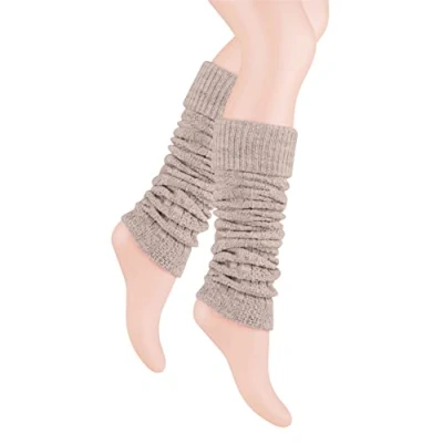 Imagen de Steven 095 Calentadores de piernas para mujer, beige, Talla única