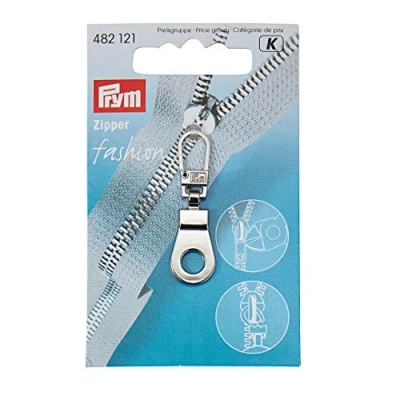 Imagen de Prym Cremallera, Polyester, Plata, Öse, silberfarbig, 1 Stück