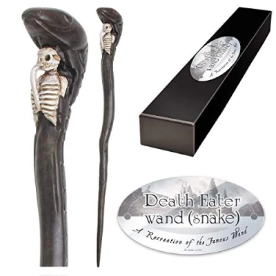 Imagen de The Noble Collection Harry Potter Réplica Varita Mortifago Serpiente Edición Carácter 32cm