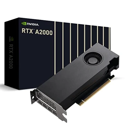 Imagen de PNY Tarjeta gráfica Profesional Quadro RTX A2000 12 GB, GDDR6 de PCI Express 4.0 x16, Ranura Dual, 4X MiniDisplayPort, Compatible con 8K, Ventilador Activo ultrasilencioso