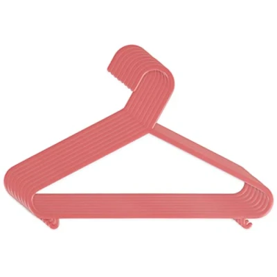 Imagen de Bieco Perchas Infantiles Bebe 8 Piezas Rosa Longitud Aprox. 30cm Cabides Recien Nacido Niños Ropa Criança Percha Infantil