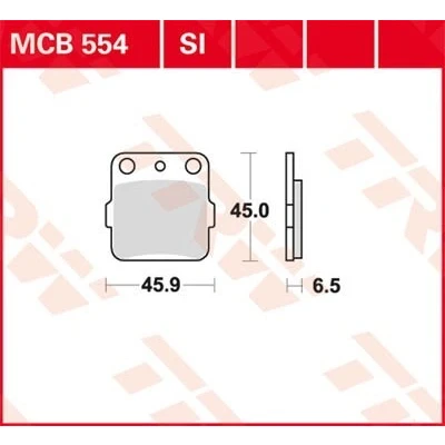 Imagen de TRW Sinter Offroad MCB554SI Juego de pastillas freno