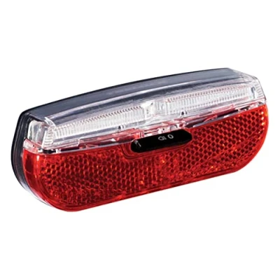 Imagen de Trelock 8002304 Trasera led Trio Flat LS812 C/Pila, C/luz posición, Unisex Adulto, Negro, Estándar