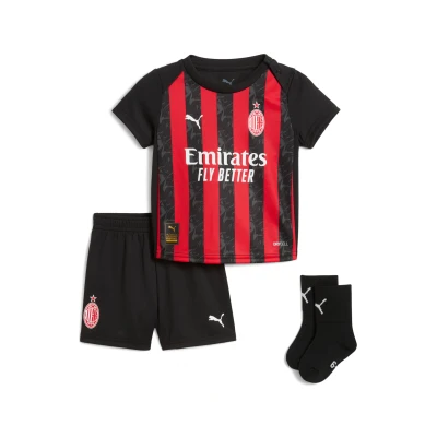 Imagen de Conjunto infantil AC Milan 1.ª equipación 25/26