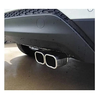 Imagen de BVDOUE Coche Extremos De Tubo Garganta Cola Tuberías Punta Escape, para Hyundai Tucson 2015 2016 2017 2018 73MM Accesorios Estilo Modificación