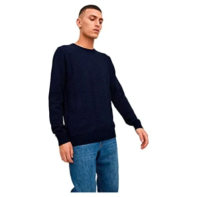 Imagen de Jack &amp; Jones Jjeatlas CREW NECK NOOS Jersey de punto, Hombre, Talla: XL, Mood indigo