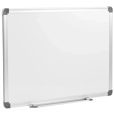 Imagen de Danieli Store Pizarra Blanca Magnética con Bandeja para Rotuladores 60x45 cm. Pared Marco de Aluminio Panel Escribible a Seco y Borrable. Ideal Oficinas Escuelas