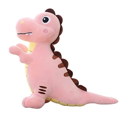 Imagen de Peluche Dinosaurio Sonwaha Muñeca Suave y Lindo Animal Juguete Gran Regalo para Niños Dinosaurio(30 CM) (Rosado)