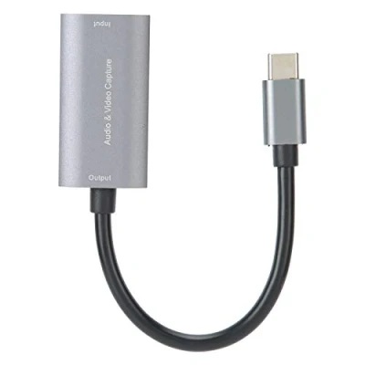 Imagen de Tarjeta de captura video, 4K HDMI 1080P video Unidad libre a dispositivo en vivo juegos tipo C para juegos, transmisión, videoconferencia, transmisión
