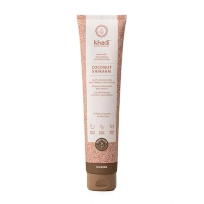 Imagen de khadi COCONUT shikakai Acondicionador ayurvédico, 100% naturales, sin silicona, coco &amp; para la flexibilidad, brillo, peinabilidad, también rizos, cosmética natural certificada 200ml