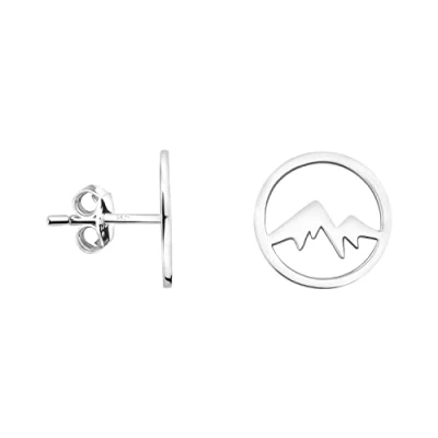 Imagen de SOFIA MILANI Pendientes para Mujeres en Plata de Ley 925 Pendiente Colgante Montaña E1968