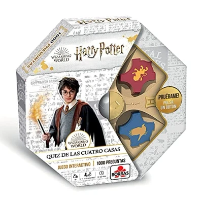 Imagen de Borras Juego de Mesa Harry Potter Quiz. Interactivo Preguntas para auténticos Potterheads. El Ministro Magia hará y guardará los Puntos Cada Jugador. + 8 años (19189)
