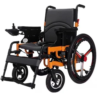 Imagen de Silla De Ruedas Eléctrica,2 Baterías Litio Extraíbles,Plegable Wheelchair Ligera La Aleación Aluminio Silla,Conduzca Con Potencia O Use Como Manual,Rail transport (35 45 days)