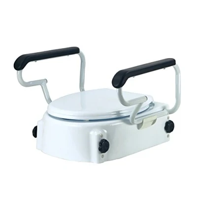 Imagen de ELEVADOR WC VATER CON TAPA Y BRAZOS REGULABLE ALTURA