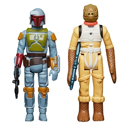 Imagen de Star Wars La colección Retro Pack Doble Especial de cazarrecompensas Boba Fett y Bossk Juguetes a Escala 9,5 cm Imperio contraataca