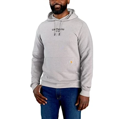 Imagen de Carhartt Force Relaxed Fit Lightweight Logo Graphic Sweatshirt 105569 Sudadera, Asfalto Heather, XL para Hombre