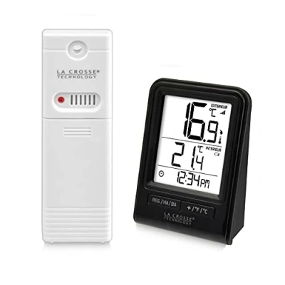 Imagen de La Crosse Technology WS1001 Estación de temperaturas 433 Mhz Negro