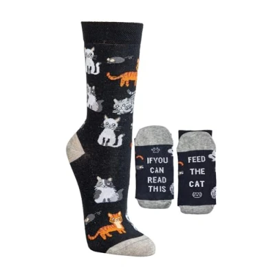 Imagen de Calcetines para mujer, chicos, niñas, hombres (2 pares), divertidos y coloridos, Mietze, 36 41