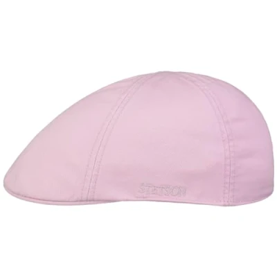 Imagen de Stetson Gorra Texas Cotton con protección UV 40+ Plana de algodón Unicolor Primavera/Verano Rosado L (58 59 cm)
