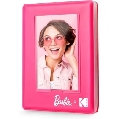 Imagen de Barbie x Kodak Álbum Mini para 64 Fotos con Ventana Transparente Compatible Papel ZINK 2x3 y Impresoras Printomatic Step Slim