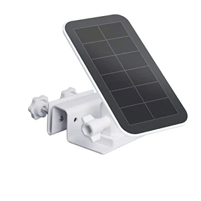 Imagen de HOLACA Soporte de canalón compatible con panel solar para versiones Arlo, cámara foco anillo, barra, Reolink Argus Pro, 2, Arlo Pro 2 blanco