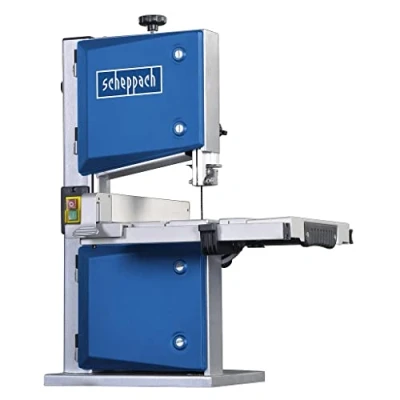 Imagen de Scheppach HBS30 sierra de cinta para madera, mesa, incluye 3 hojas sierra, 230 V, 350 W, Máx. altura corte: 80 mm. ancho 200 mm