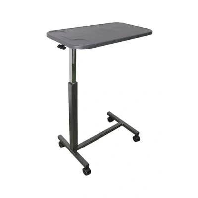Imagen de Pepe Mesa Auxiliar con Ruedas Regulable en Altura (Estructura Robusta), Elevable Portátil, Mesita Salón Rectangular, para Cama Comer Ruedas, Portátil