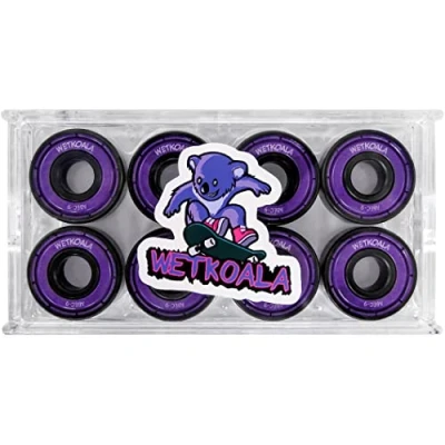 Imagen de WETKOALA ABEC 9 Rodamientos premium (8 piezas) para Patinetas, patines en línea, Longboard, Waveboard, Scooter, etc. 608 ZZ un tamaño Material de sin fricción y duradero