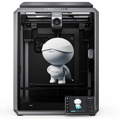 Imagen de Creality K1 Speedy Impresora 3D, 3D Printer Velocidad Máxima de 600 mm/s, Aceleración 20000 mm/s², Nivelación Automática, con Placa Construcción Flexible, Tamaño Impresión 220x220x250 mm