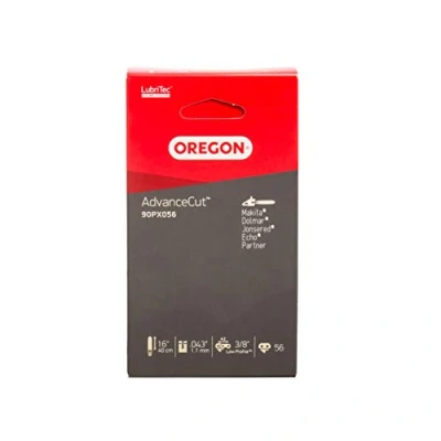 Imagen de Oregon 90PX056E Cadena de Motosierra AdvanceCut, para Espadas 40cm 56 Eslabones compatible con Makita, Dolmar, Sterwins y muchas más