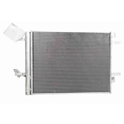 Imagen de VEMO V22 62 0023 Condensador con accesorios secador, Conexión lateral 14 11 Aluminio 540 565 PEUGEOT: 3008 II SUV, Expert III Furgón, 308 SW 2