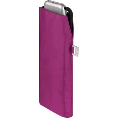 Imagen de Doppler Paraguas de bolsillo acero al carbono Slim Uni formato práctico ligero 22 cm, rosa, 90 cm