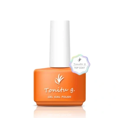 Imagen de Tonitu G Esmalte uñas gel 7 ml, capa superior diamante que no se limpia, alto brillo, larga duración, remojo, transparente acrílicas (Matte Top Coat)