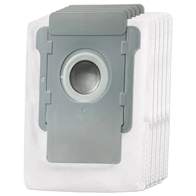 Imagen de PakTrade 5 Premium Bolsas de Aspiradora para iRobot Roomba i3, i3+, i4, i4+, i6, i6+, i7, i7+, i8, i8+, j7, j7+, s9, s9+ Clean Base Robot Aspirador Cantidad: Piezas Accesorios repuestos