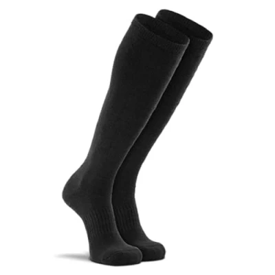 Imagen de Fox River Adulto Militar Fatiga Fighter Calcetines de compresión Over The Calf, Unisex, Negro